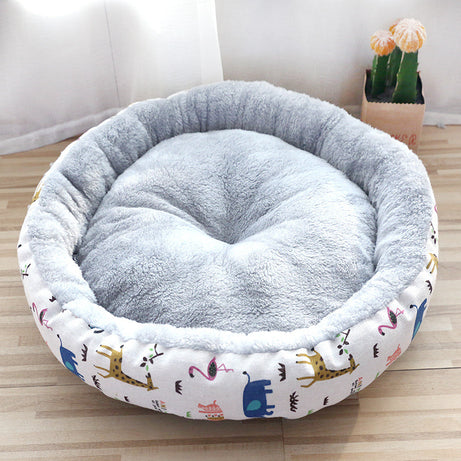 Round Dog Bed Cat Bed Padded With Cotton