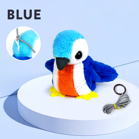 Rechargeable Cat Toy Chirping Flapping Bird with Catnip