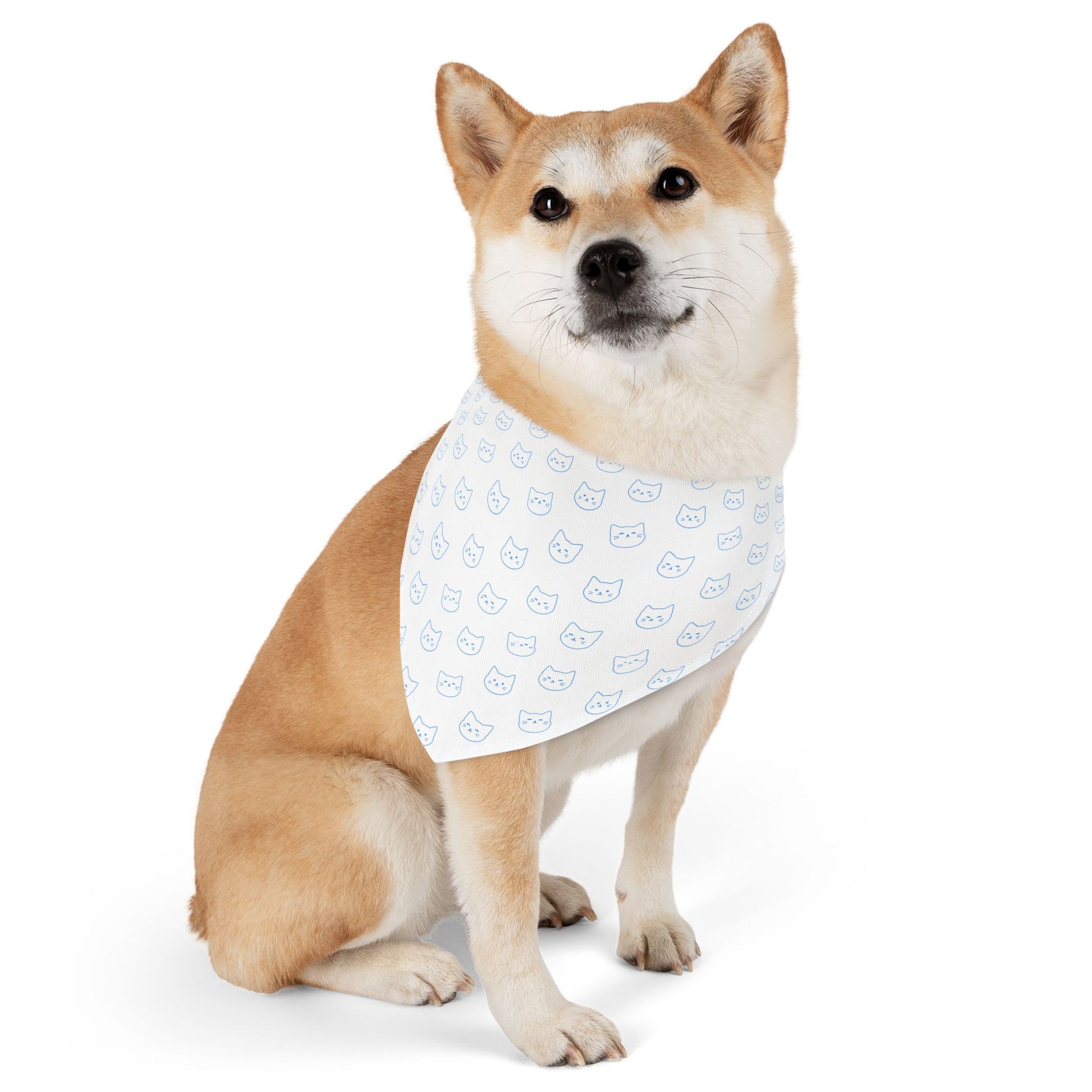 Cute Cat Pattern Pet Bandana Collar for Dogs and Cats - Perfect for Pet Lovers