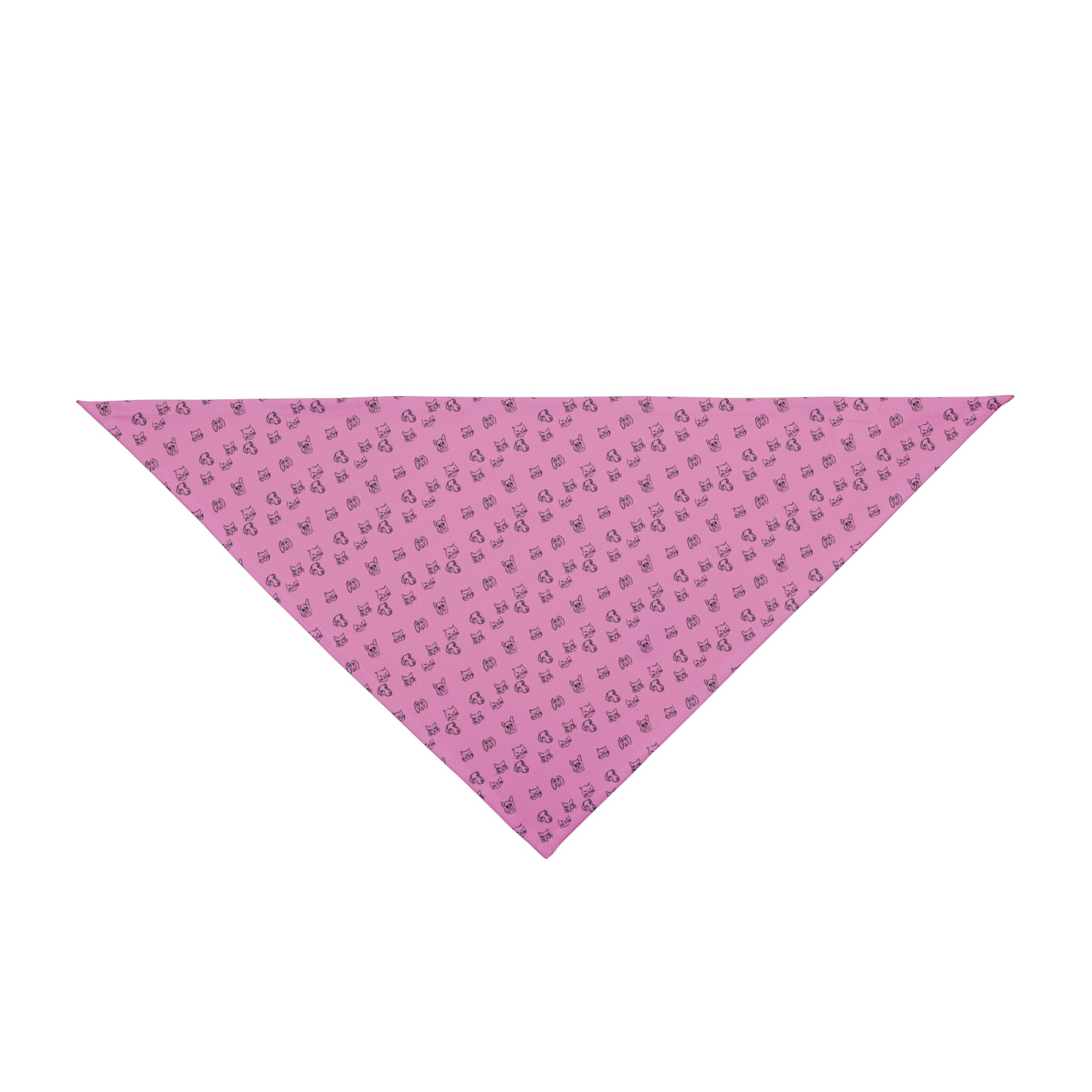 Cute Pink Pet Bandana – Perfect for Dogs & Cats, Stylish Accessory for Any Occasion
