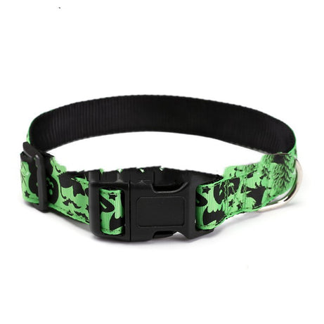 Adjustable Halloween Pet Collar – Nylon Dog & Cat Costume Accessory