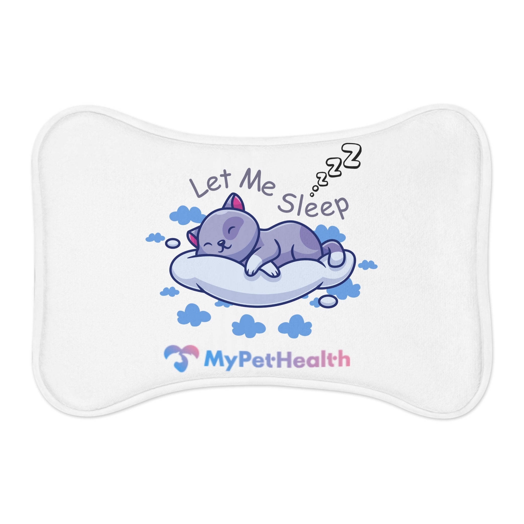 Colorful Cute Cat Sleeping - 'Let Me Sleep' Design
