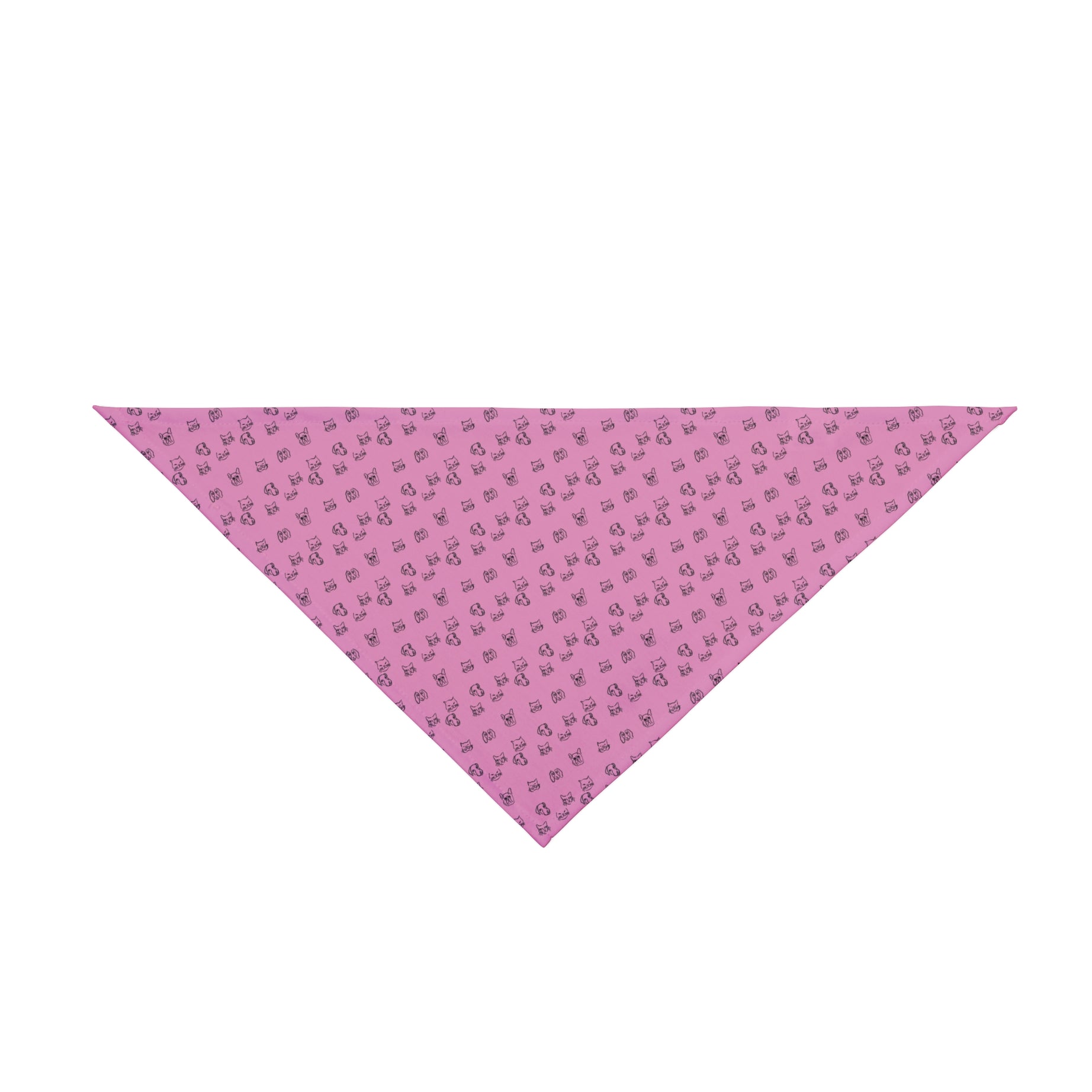 Cute Pink Pet Bandana – Perfect for Dogs & Cats, Stylish Accessory for Any Occasion