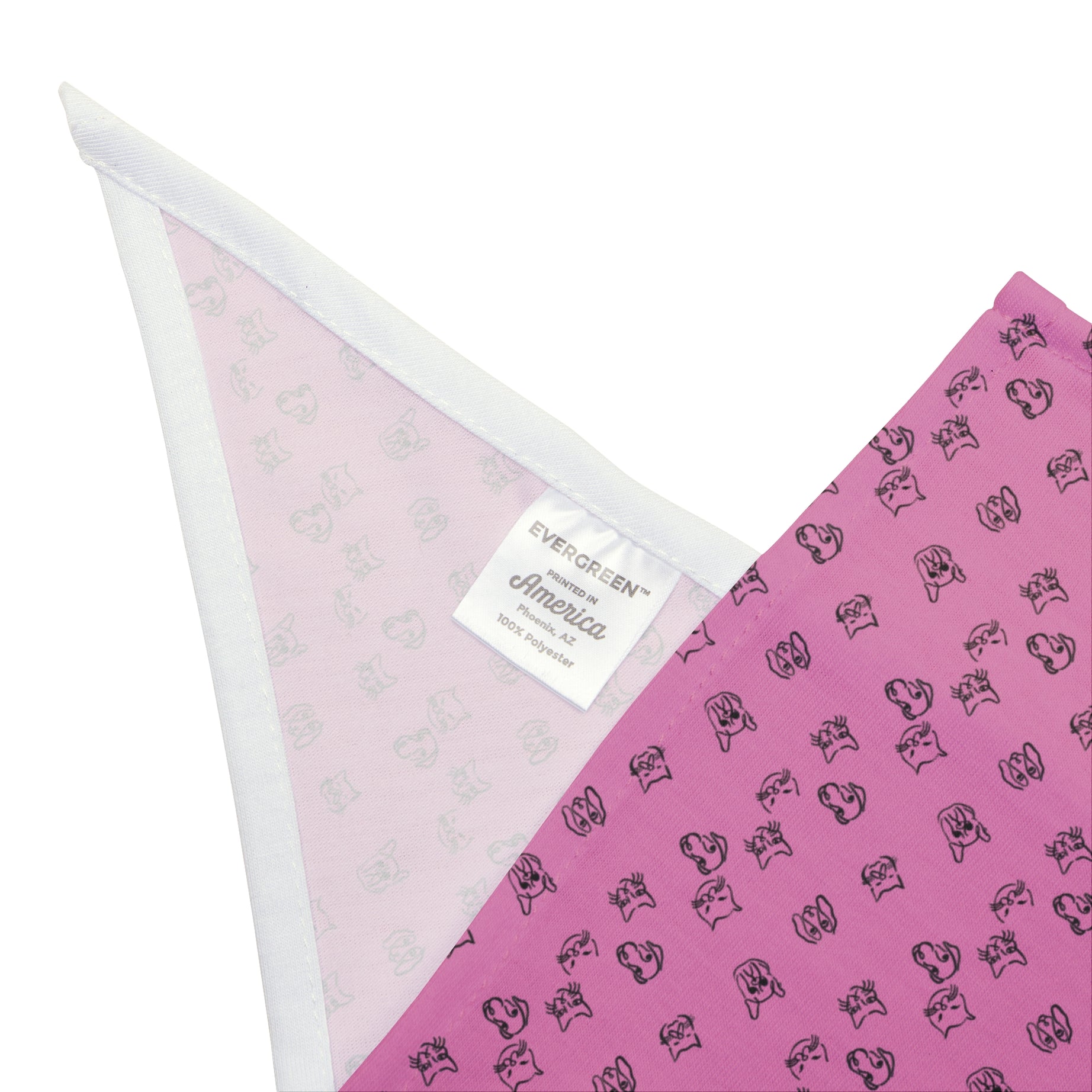 Cute Pink Pet Bandana – Perfect for Dogs & Cats, Stylish Accessory for Any Occasion