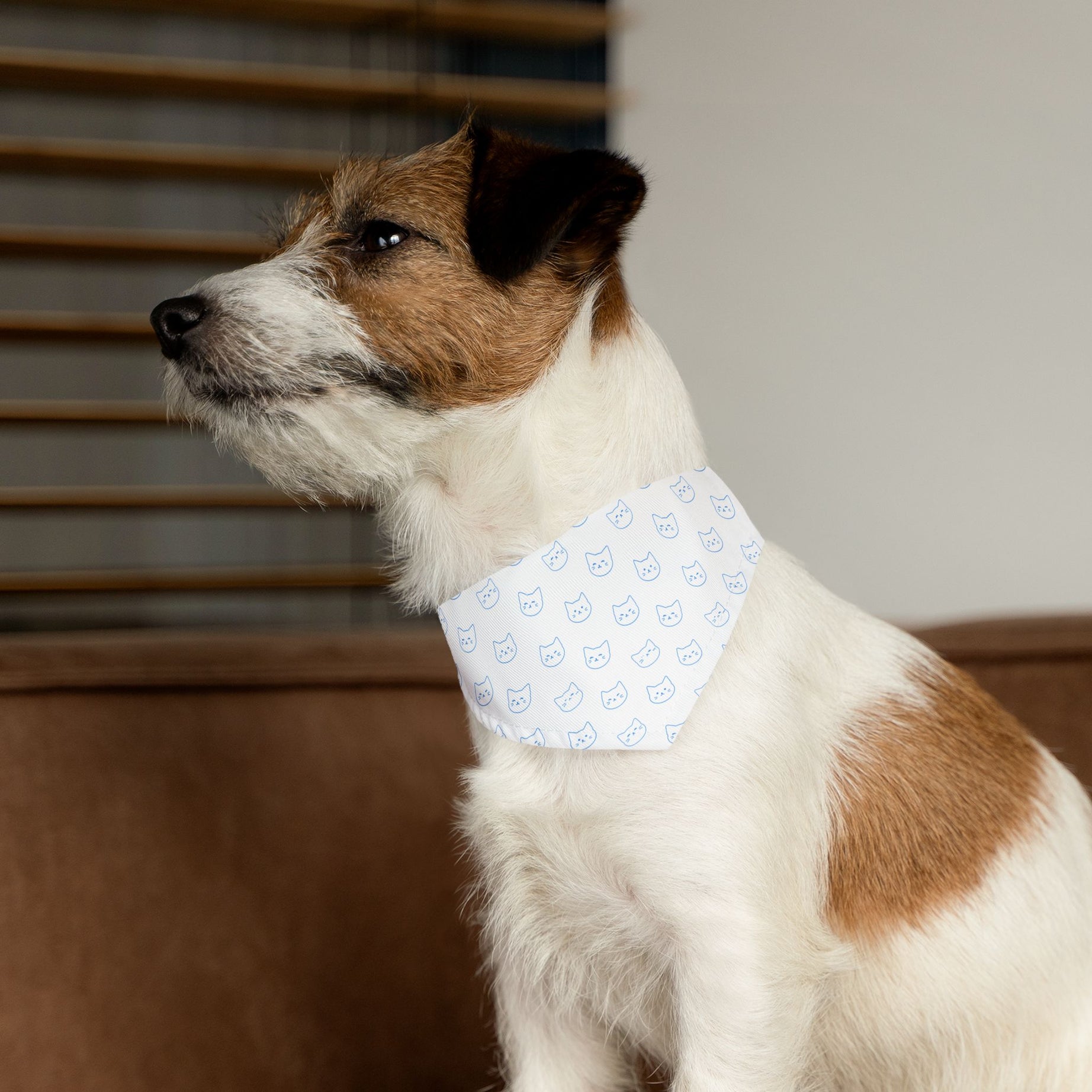 Cute Cat Pattern Pet Bandana Collar for Dogs and Cats - Perfect for Pet Lovers