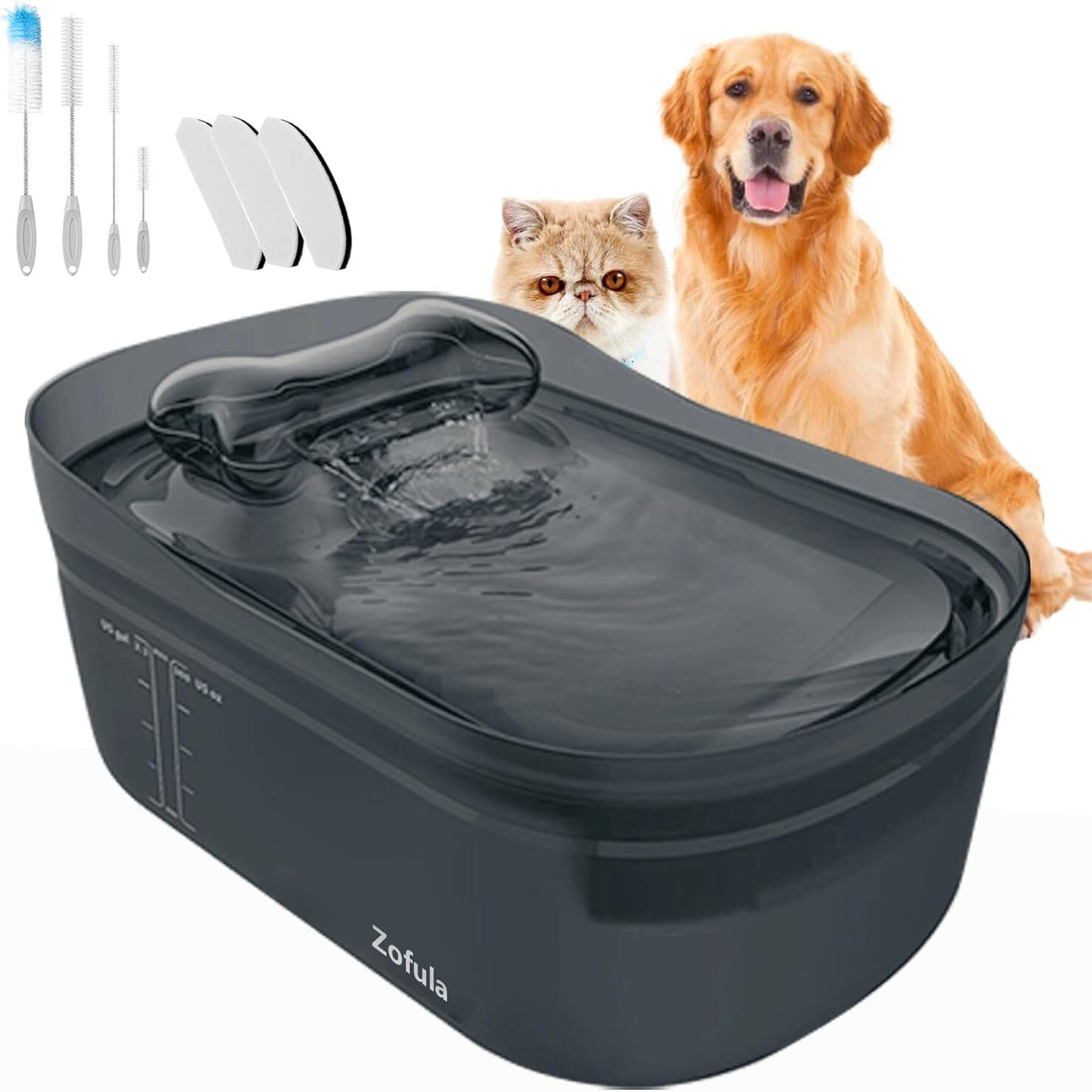 Ultra Quiet Dog Water Fountain - Automatic Dispenser