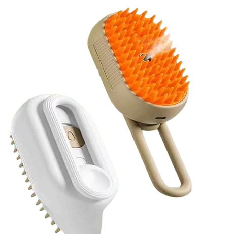 Cat Dog Pet Brush Steam Spray Folding Rotatable Hair Removal Comb