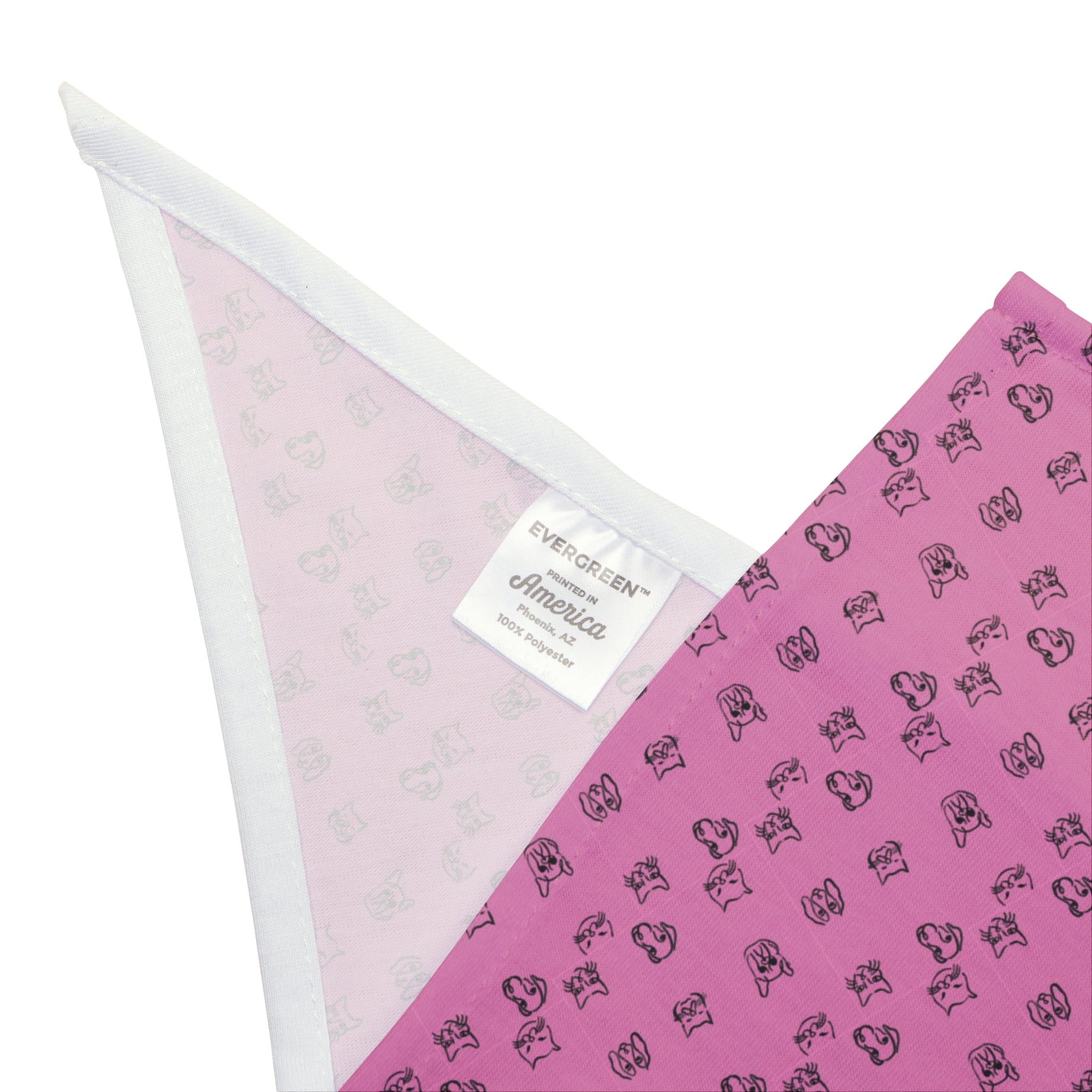Cute Pink Pet Bandana – Perfect for Dogs & Cats, Stylish Accessory for Any Occasion