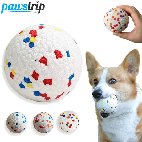 Elastic Bite-Resistant Dog Ball Toy for Small to Large Dogs