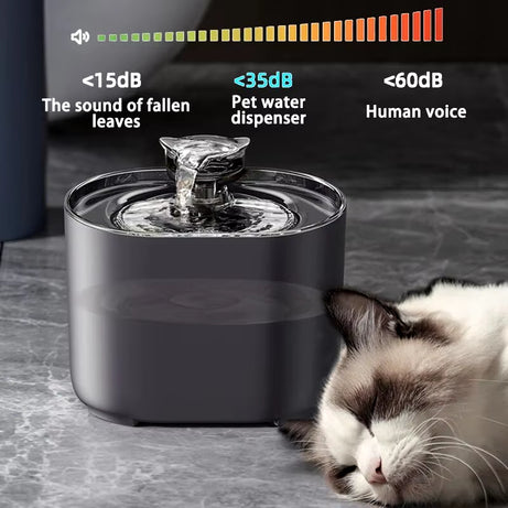 Cat Water Fountain USB Electric Pump Auto Recirculate Filtration