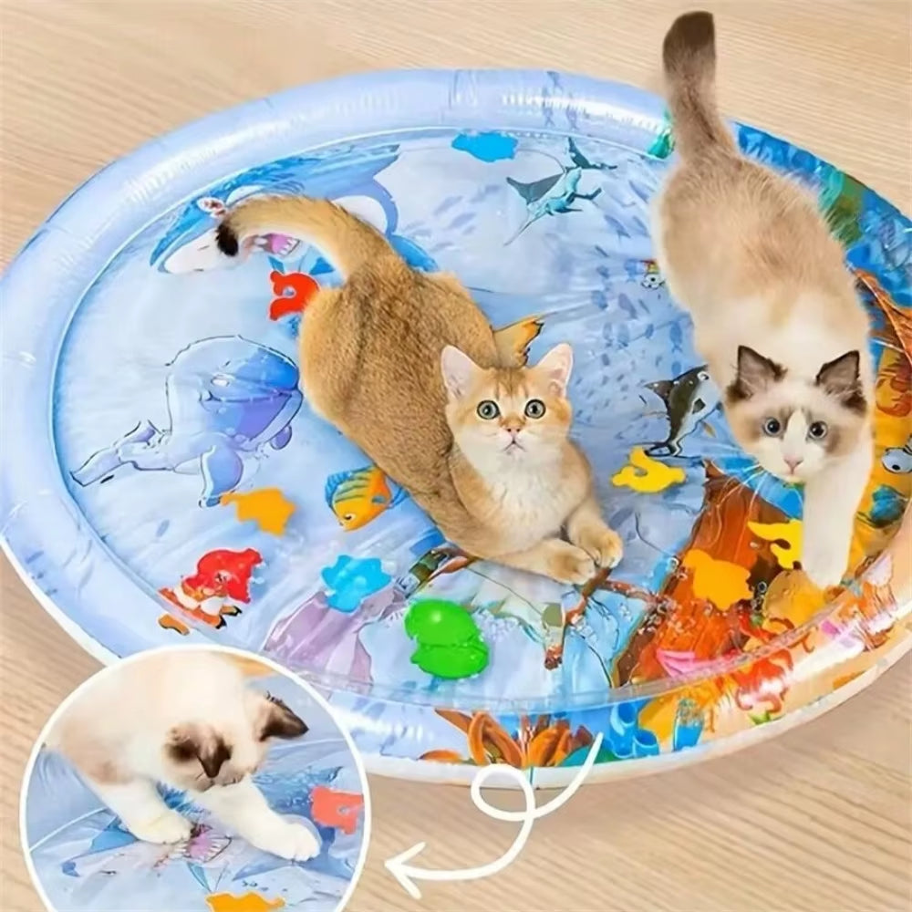 Sensory Water Mat Thickened Sensor Play Water Sensor Cat Mat Pet Supplies Cleaning Cooling Mat Summer Cat Pets Accessories