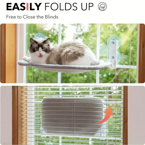 Cat Hammock Window Bed with Suction Cups