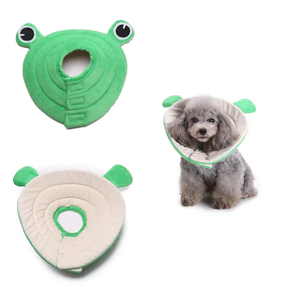 Flower Shape Dog Surgery Collar, Anti-Barking, Pomeranian Recovery