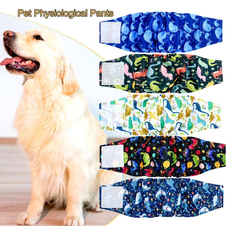 Adjustable Leakproof Male Dog Belly Band Diapers