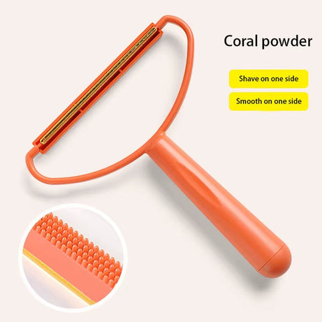 Portable Double-Sided Lint & Hair Remover for Clothes & Carpet