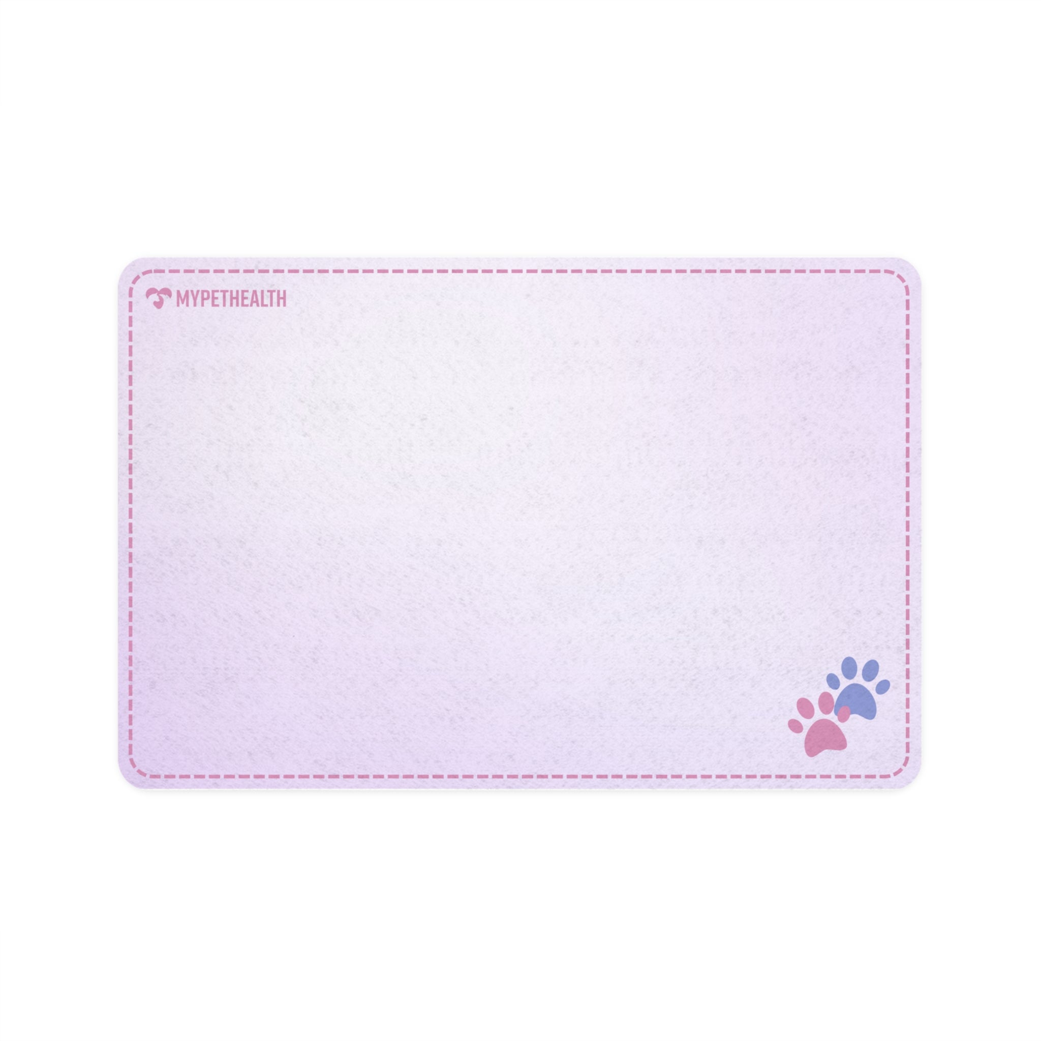 Basic MyPetHealth Litter Mat 1 - Purple 12x18 Durable & Stylish Design