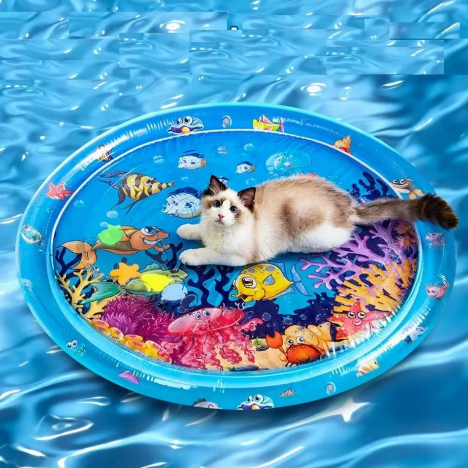 Sensory Water Mat Thickened Sensor Play Water Sensor Cat Mat Pet Supplies Cleaning Cooling Mat Summer Cat Pets Accessories