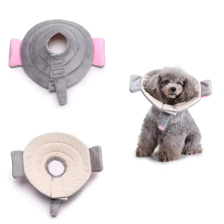 Flower Shape Dog Surgery Collar, Anti-Barking, Pomeranian Recovery