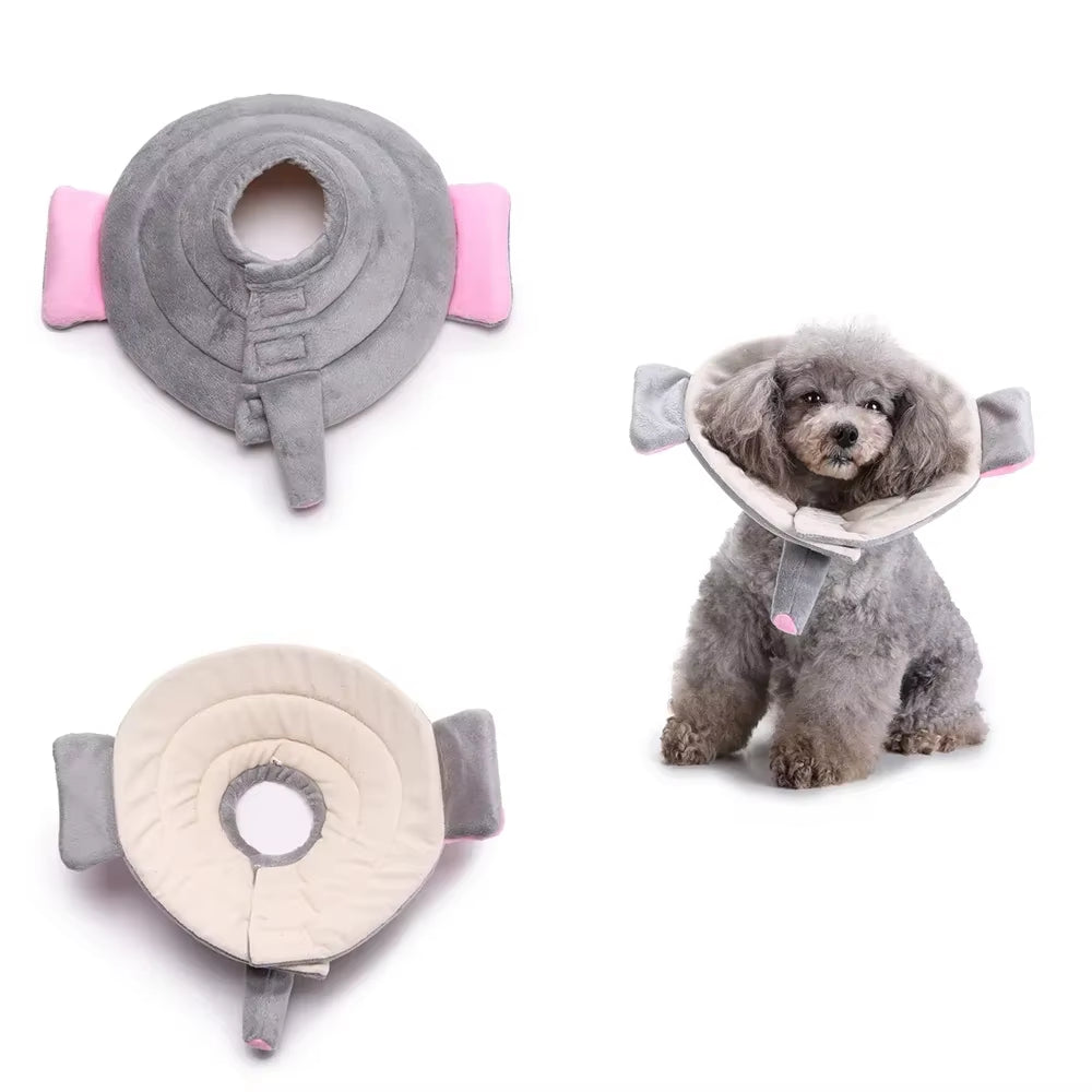 Flower Shape Dog Surgery Collar, Anti-Barking, Pomeranian Recovery