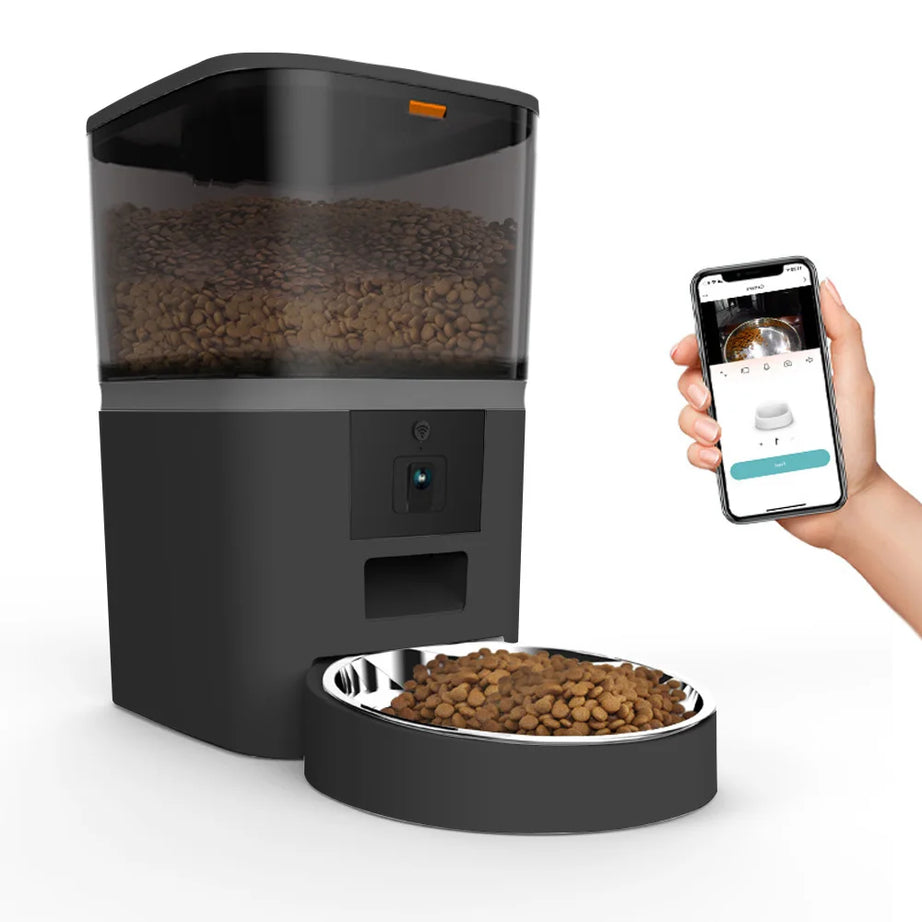 4L Smart Pet Feeder with Camera & App Control, Auto Dispenser