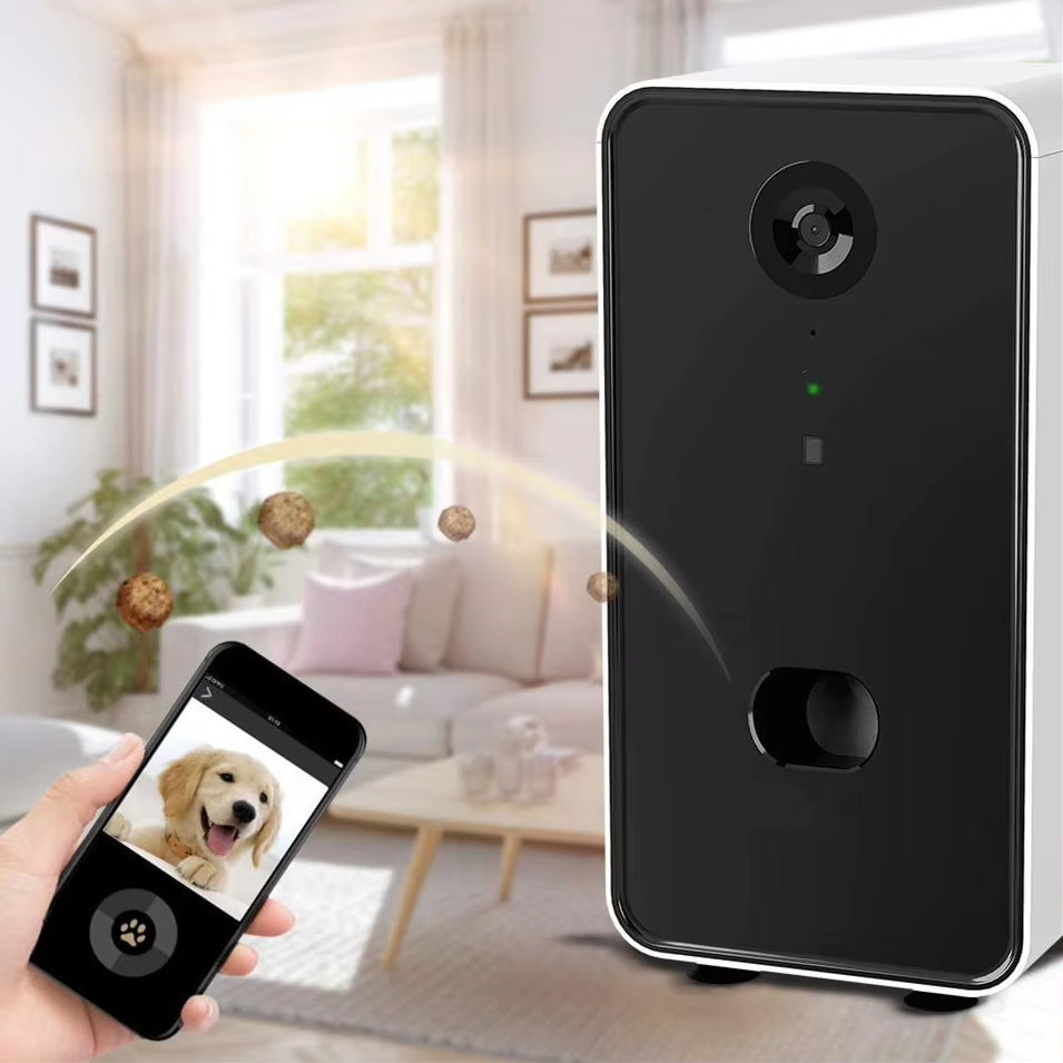 Smart Pet Feeder Automatic Treat Dispenser & Camera for Dogs