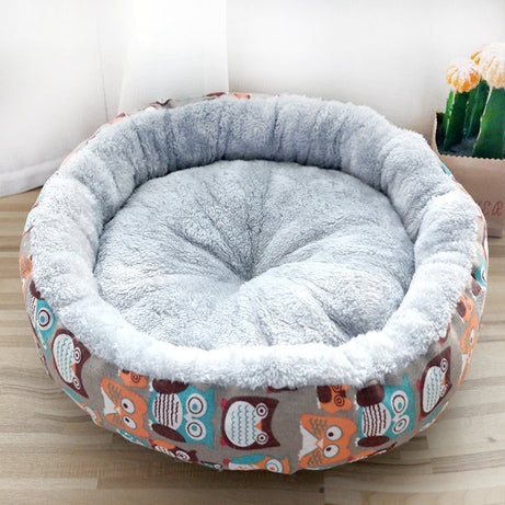 Round Dog Bed Cat Bed Padded With Cotton