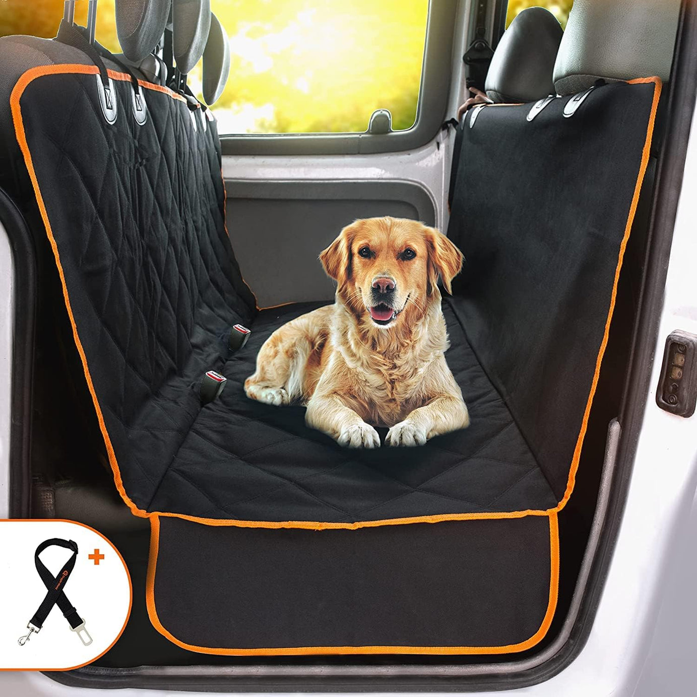 Dog Car Seat Cover for Back Seat for Cars & Suvs - Durable Pet Car Seat Cover