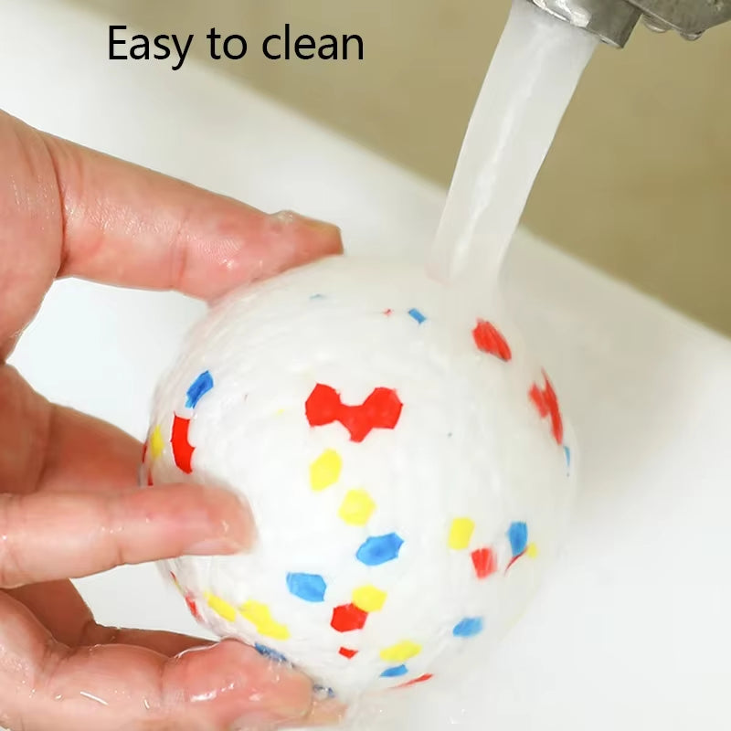 Elastic Bite-Resistant Dog Ball Toy for Small to Large Dogs