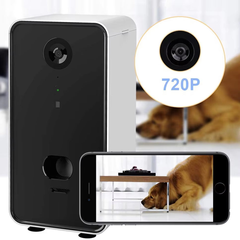 Smart Pet Feeder Automatic Treat Dispenser & Camera for Dogs
