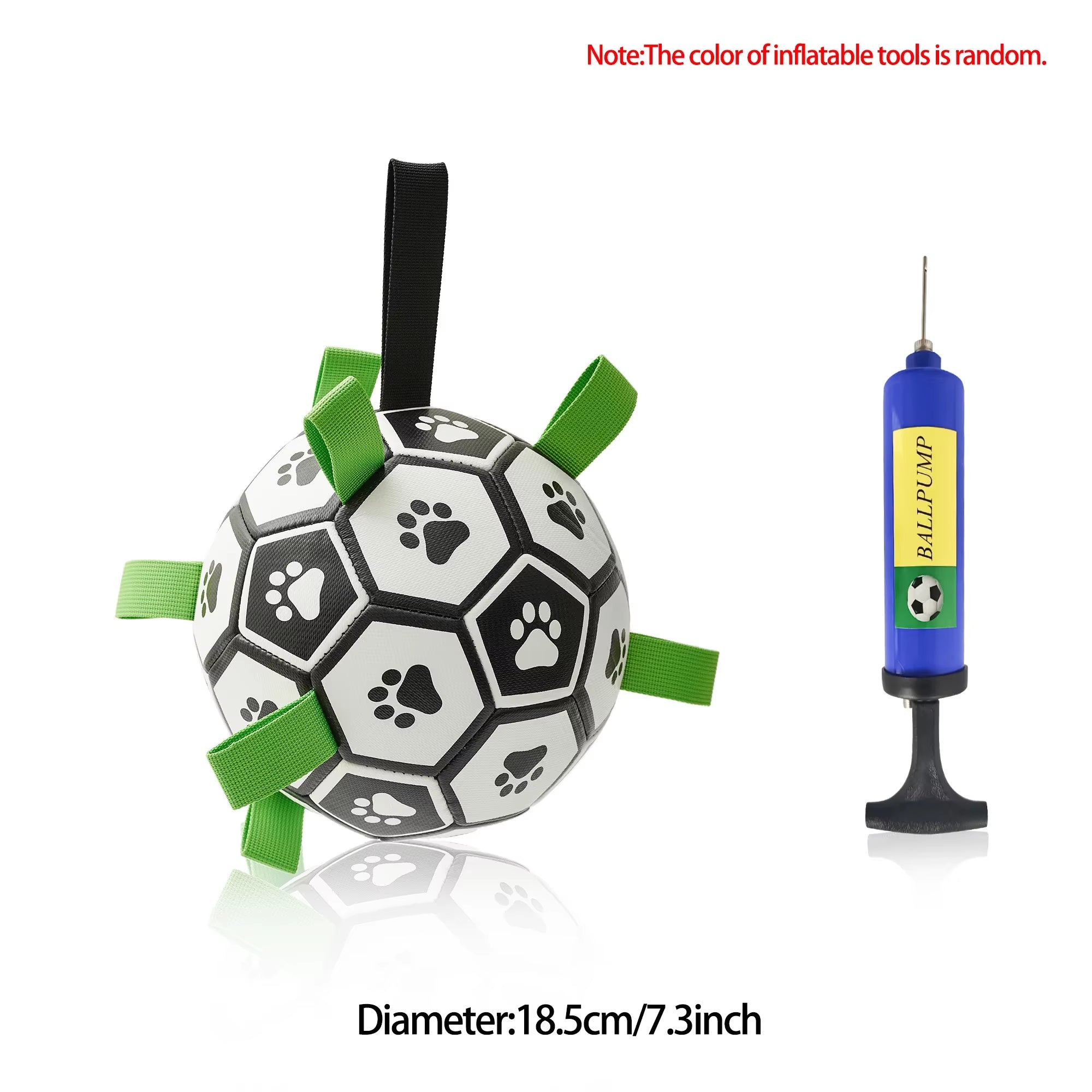 Interactive Inflatable Dog Soccer Ball for Large Dogs, Outdoor