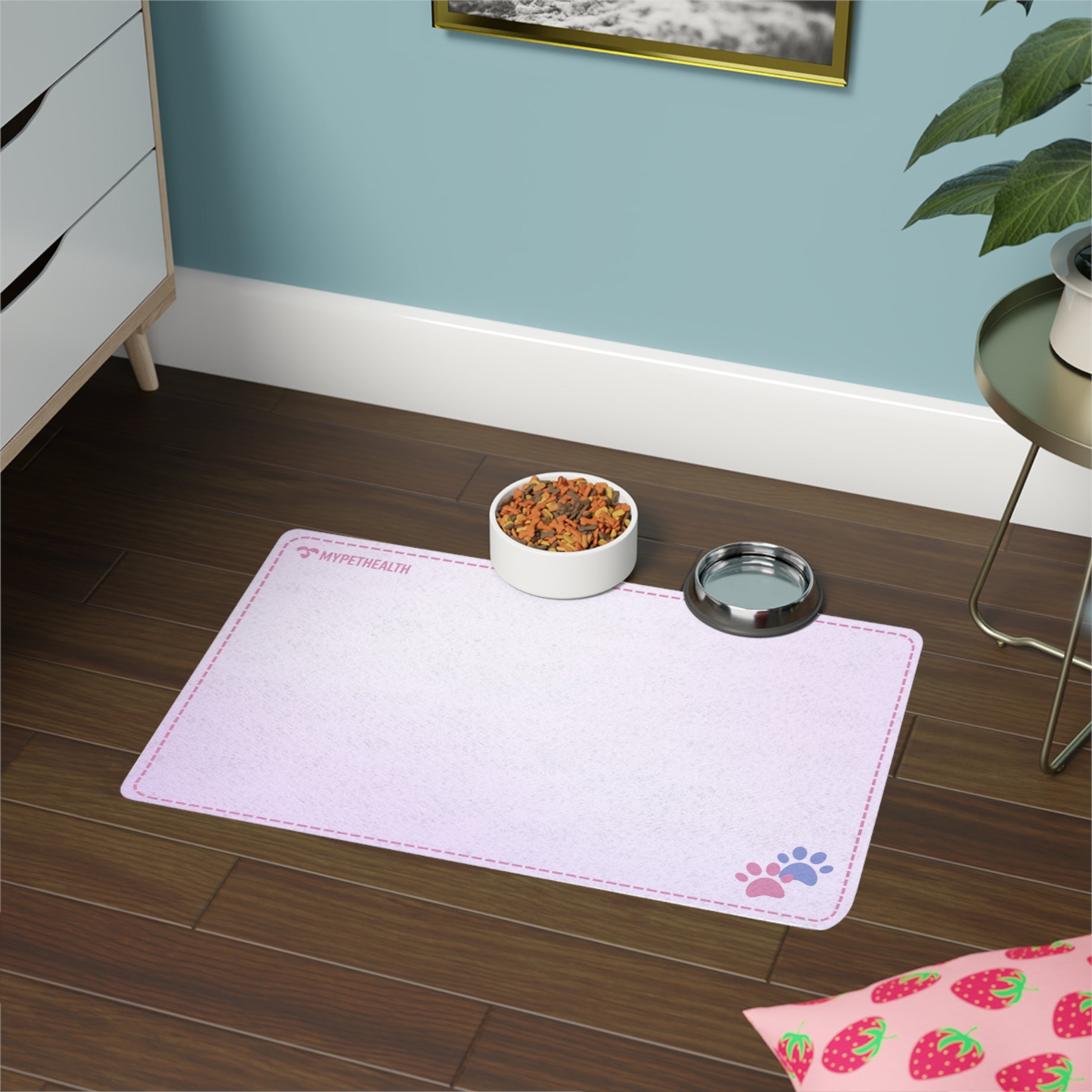 Basic MyPetHealth Litter Mat 1 - Purple 12x18 Durable & Stylish Design