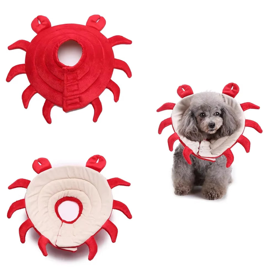 Flower Shape Dog Surgery Collar, Anti-Barking, Pomeranian Recovery