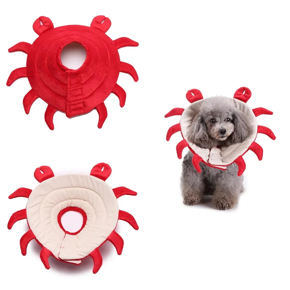 Flower Shape Dog Surgery Collar, Anti-Barking, Pomeranian Recovery