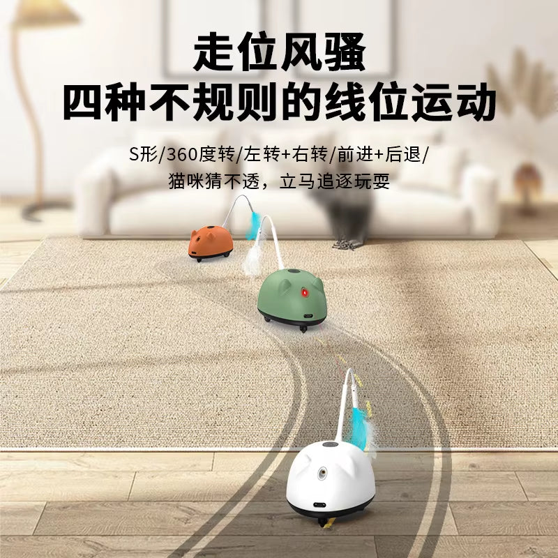 Smart Cat Toy Self-pleasure, Obstacle Avoidance, Teases & Relieves