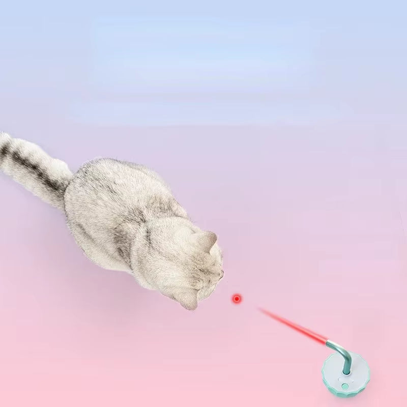 Automatic Laser Cat Toy for Indoor Cats & Kittens, 360° Rotation