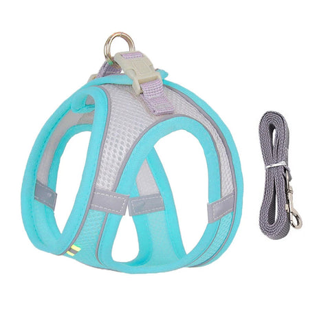 Dog Harness Leash Set for Small Pets – Adjustable Vest