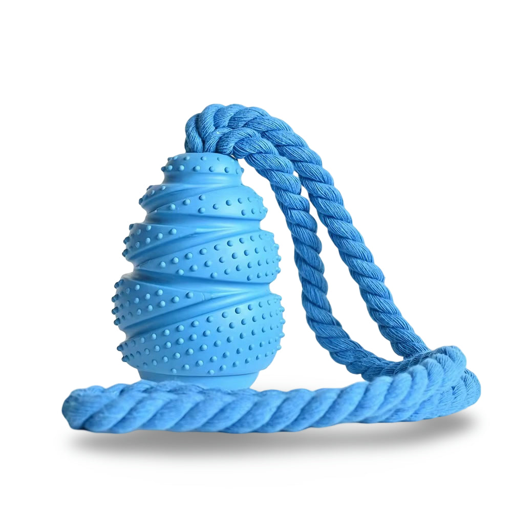 Rubber Dog Chew Toy – Treat Dispensing Puzzle Ball