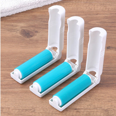 Sticky Lint Roller with Cover – Reusable Pet Hair Remover
