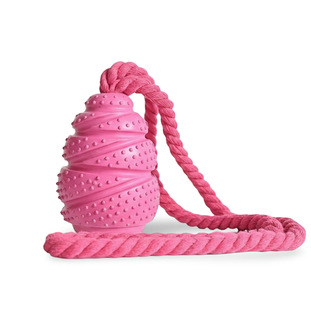 Rubber Dog Chew Toy – Treat Dispensing Puzzle Ball