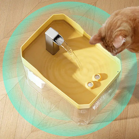 USB Cat Water Fountain 1.5L Quiet Auto Filter Dispenser