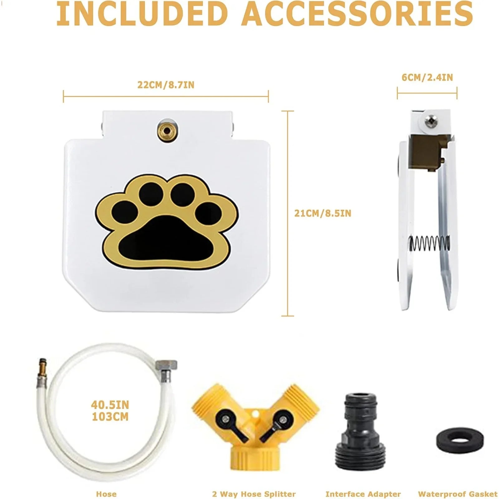  Dog Outdoor Step-On Drinking Fountain – Easy Paw Activated, Durable & Fresh Water