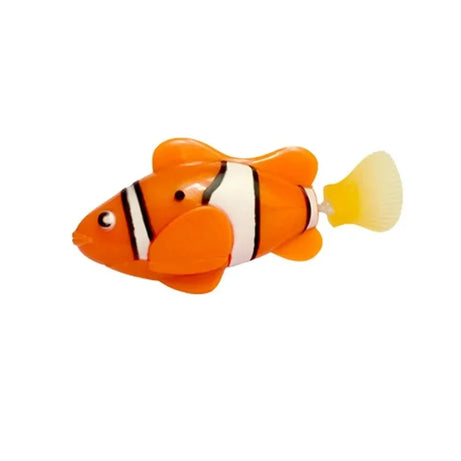 LED Robot Fish Cat Toy – Interactive, Glowing, Swims!