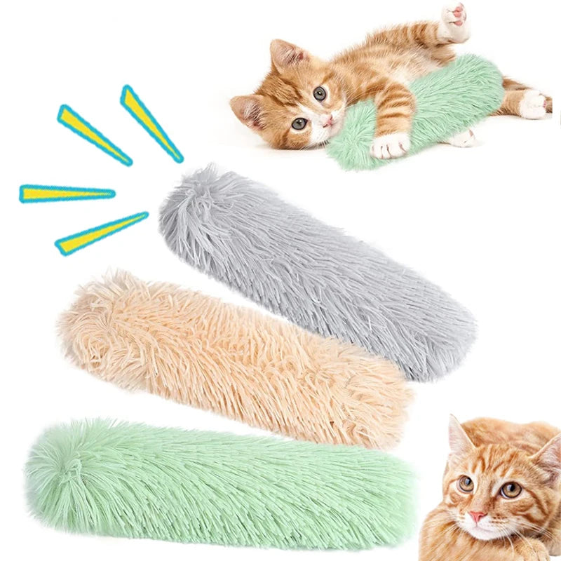 Funny Catnip Toy – Plush, Sounding, Bite-Proof Pillow Toy