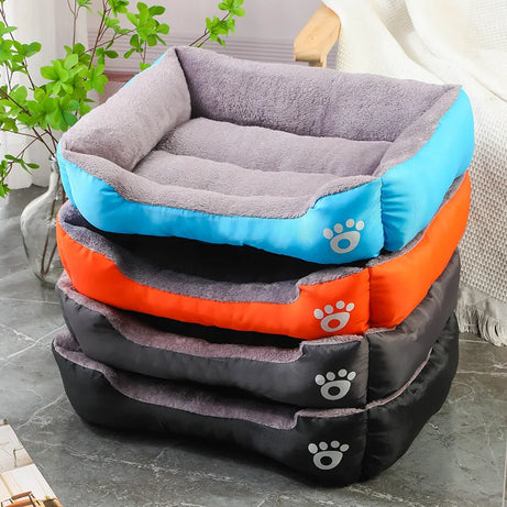 Colorful Square Winter Soft Warm Waterproof Dog/Cat Bed Mat