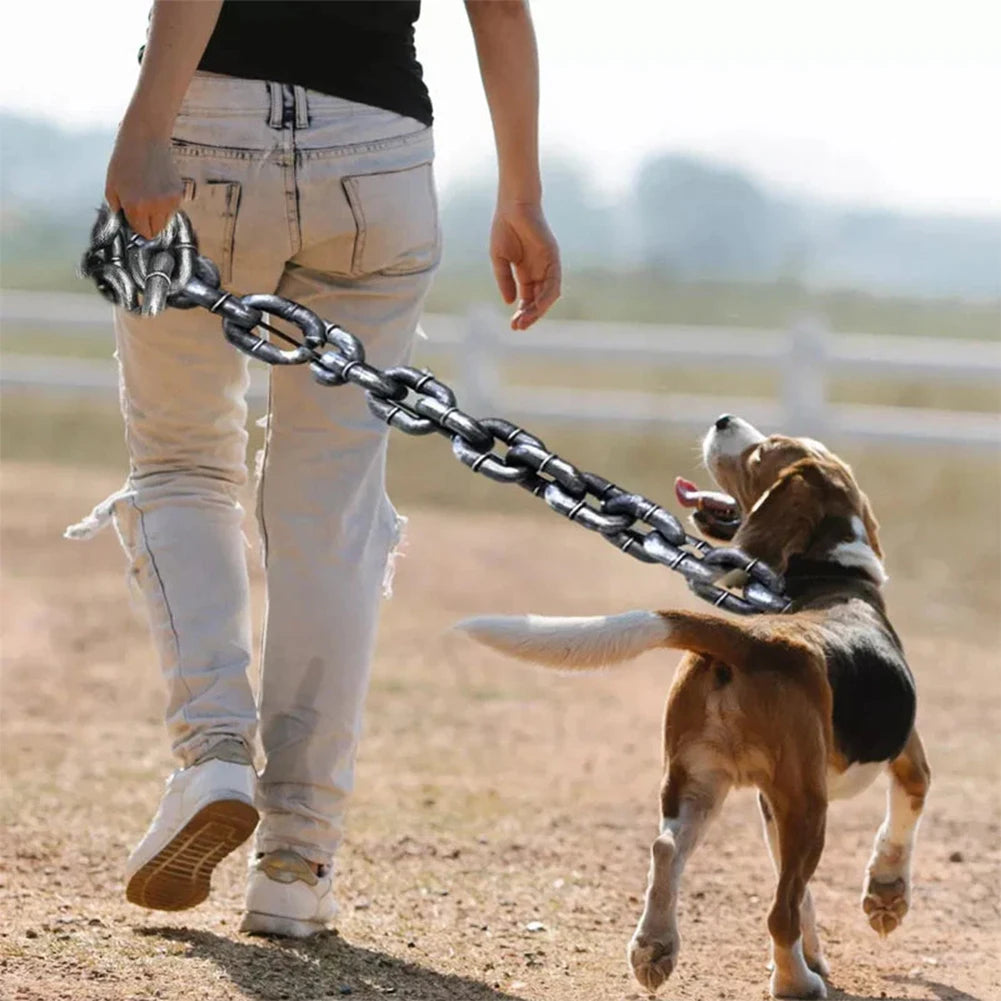 1.5M Plastic Chain Dog Leash – Pet Traction Rope