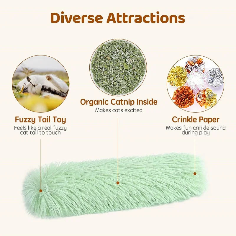 Funny Catnip Toy – Plush, Sounding, Bite-Proof Pillow Toy