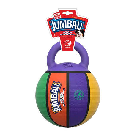 Dog Toy: Bite-Resistant Interactive Ball with Rubber Handle for Dogs