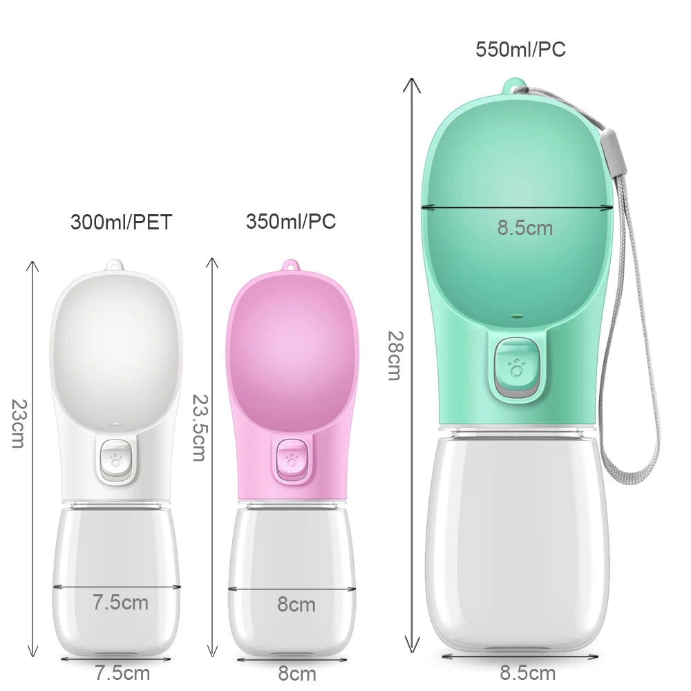 Leakproof Dog Water Bottle for Travel, Pets, Puppy, Cat