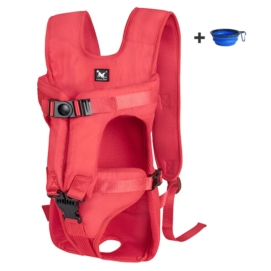 Adjustable Outdoor Dog Backpack Carrier for Small & Medium Pets