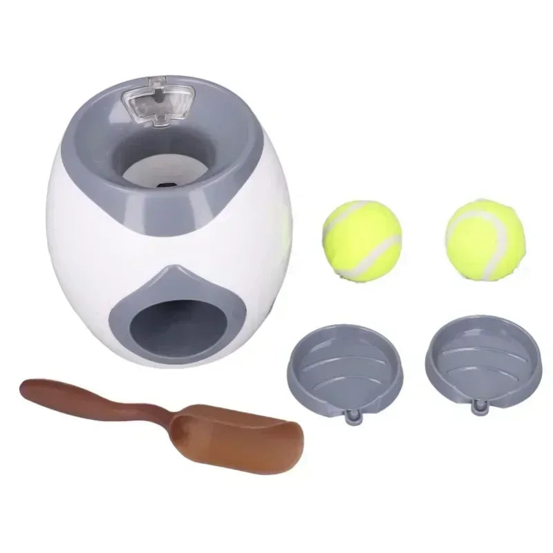 Automatic Dog Ball Launcher & Smart Feeder for Medium Dogs